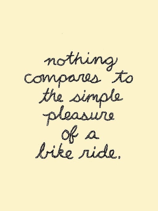 Nothing Compares bike art print