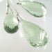 Palest Green Amethyst Briolette Trio