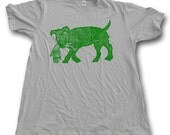 Dirty Dog  Graphic Tee Shirt in hand printed gift box