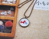 Necklace and small Mother's Day Love Dachshund pendant