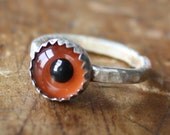 Eye Love You- Sterling Silver Evil Eye ring
