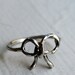 Made to Order- Petite Twisted Sterling Silver Bow Ring