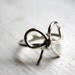 Ready to Ship- Sterling Silver Bow Ring Promise Ring Knot Ring