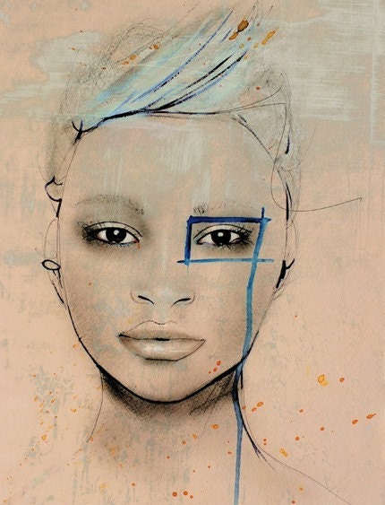 Lune - Fashion Illustration Art Print