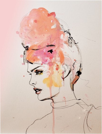 Insouciant - Fashion Illustration Art Print