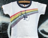 Track Bike Rainbow Baby T Shirt