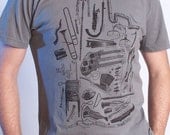 Instrumental Oddities T-shirt on Concrete - Men's Music Tee Shirt S M L XL 2XL 3XL
