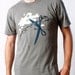 SNIP Men's T-shirt on Concrete - Scissors Tshirt S M L XL 2X 3X