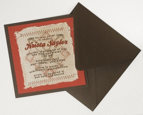 Luxury Vintage Baseball Invitations