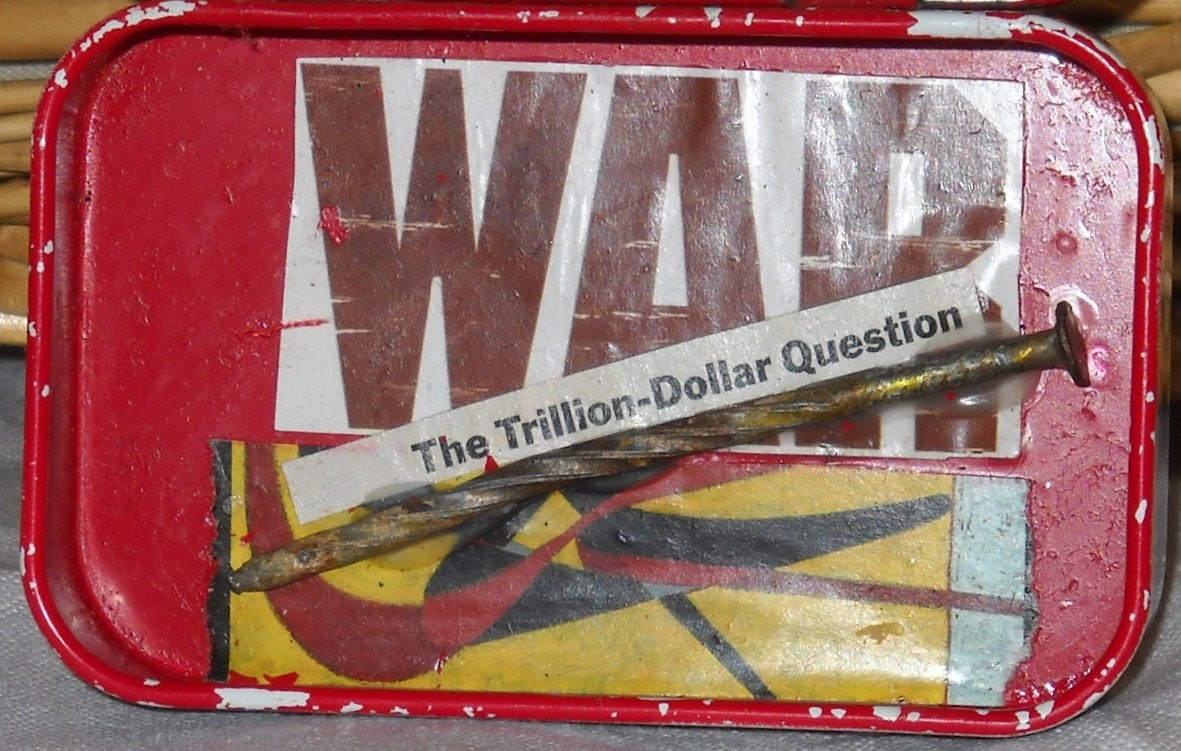 3-d  WAR Collage Assemblage