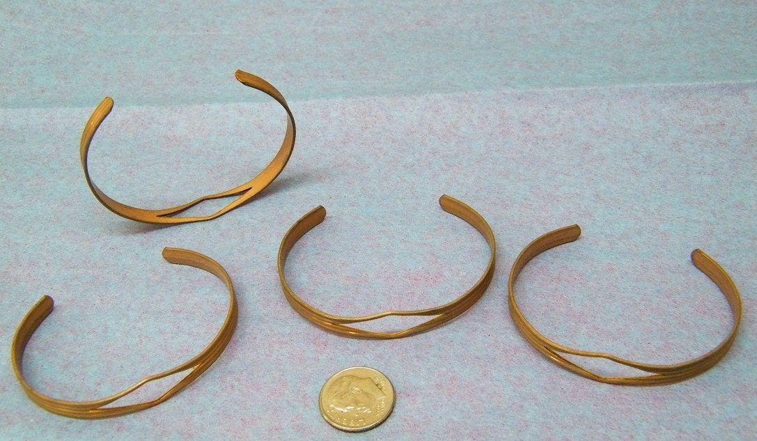 Bulk Lot, Brass Cuff Bracelet Blank - Lot of Approx 650 Cuff Bangle Bracelet Blank Bases