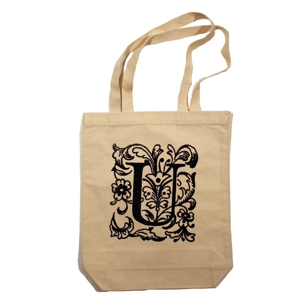 LOYALTY AND BLOOD - Letter U Totebag - Small