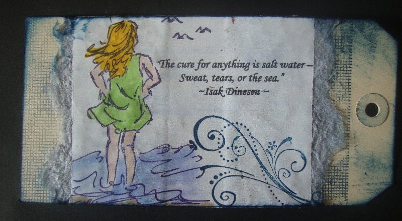 Salt Water Cure -Art Tag-