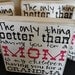 Mothers gift, wooden plaque for Grandma
