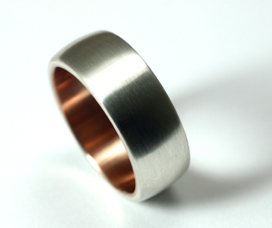 Silver and Rose Gold Ring
