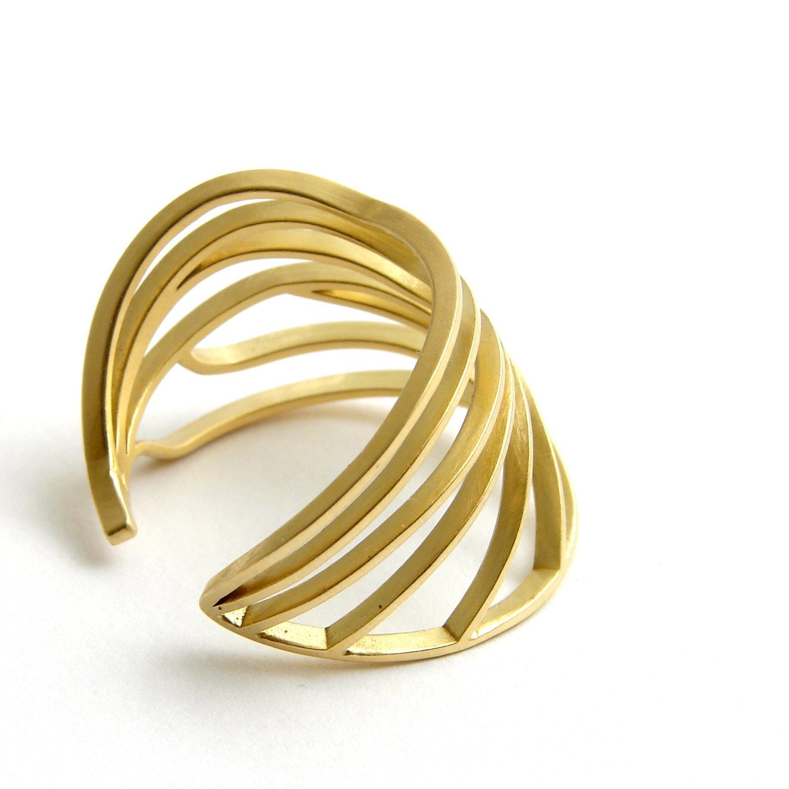 Gold Dragonfly Wing