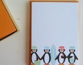 chillen penguins - boxed note card set