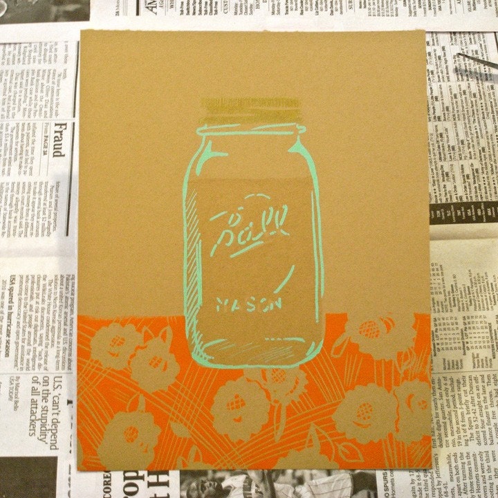 Moonshine Block Print
