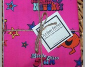 Little Miss Pair of Reversible Cloth Lunch Napkins