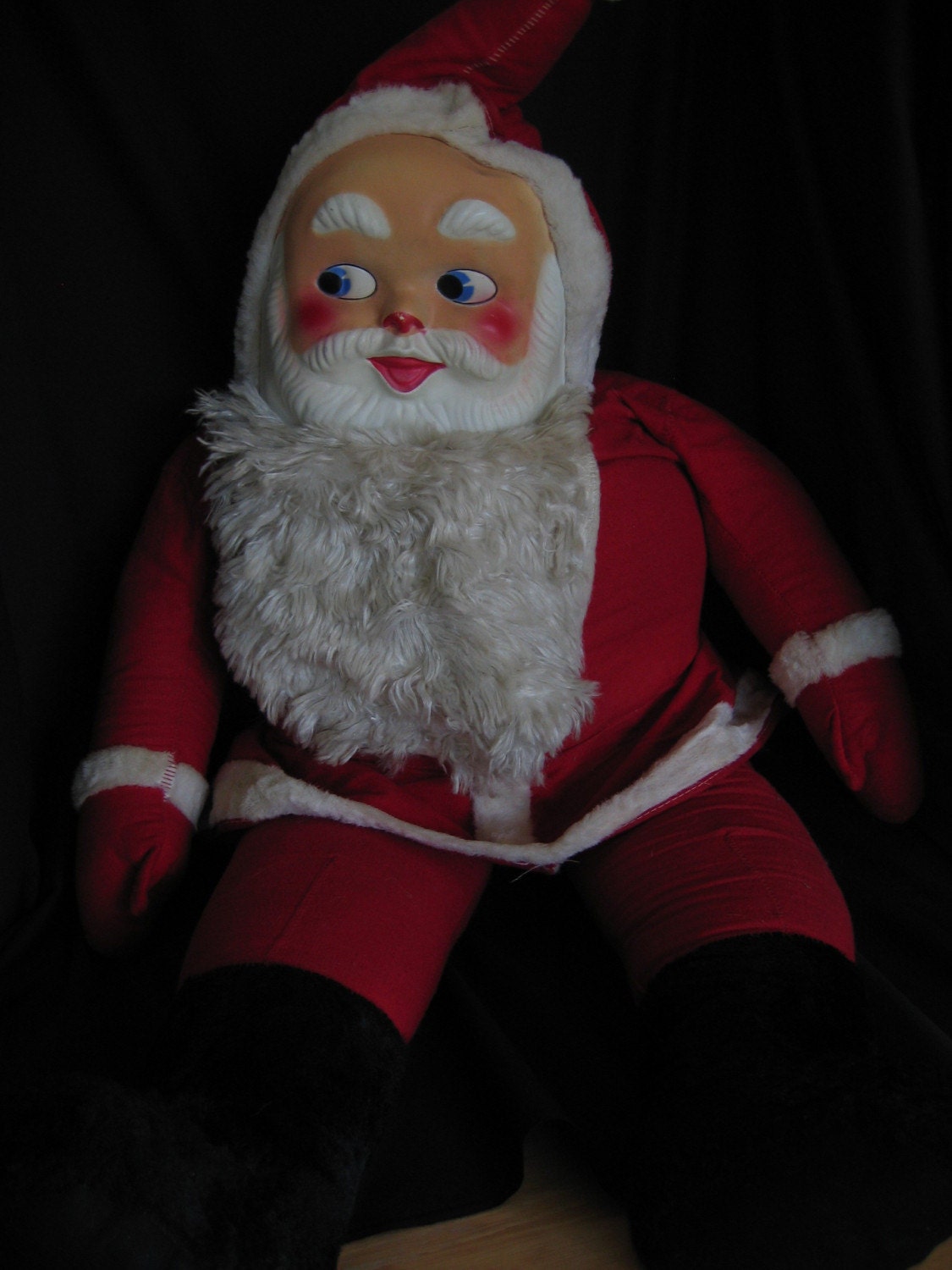 lifesize stuffed santa