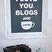 I Love You, Blogs and Coffee