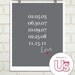 Father's Day - Special Dates - Near and Dear Custom Family or Children Birth Dates - 8x10 / Choose your color - List kids birthdays