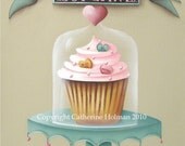 Valentine Cupcake Print