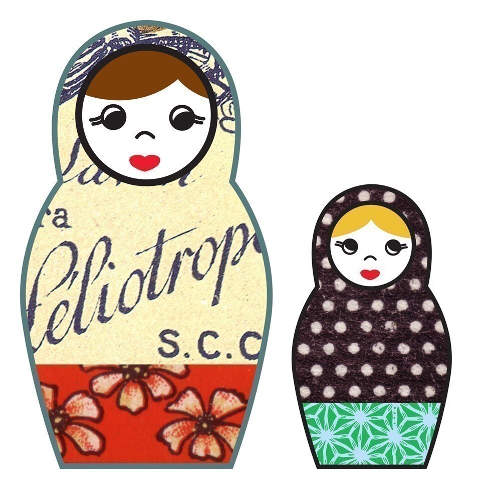BABUSHKA ALLSORTS - cute and colorful graphics - Digital collage sheet 105 BABUSHKA ALLSORTS - cute and colorful graphics - Digital collage sheet 105