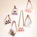 Bag - leather triangles