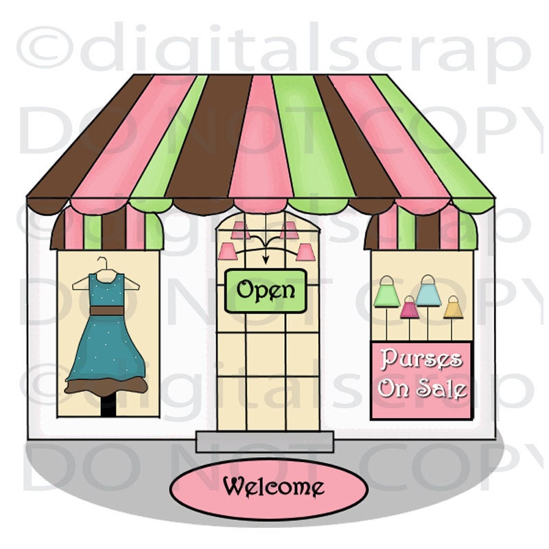 free clipart shop front - photo #9