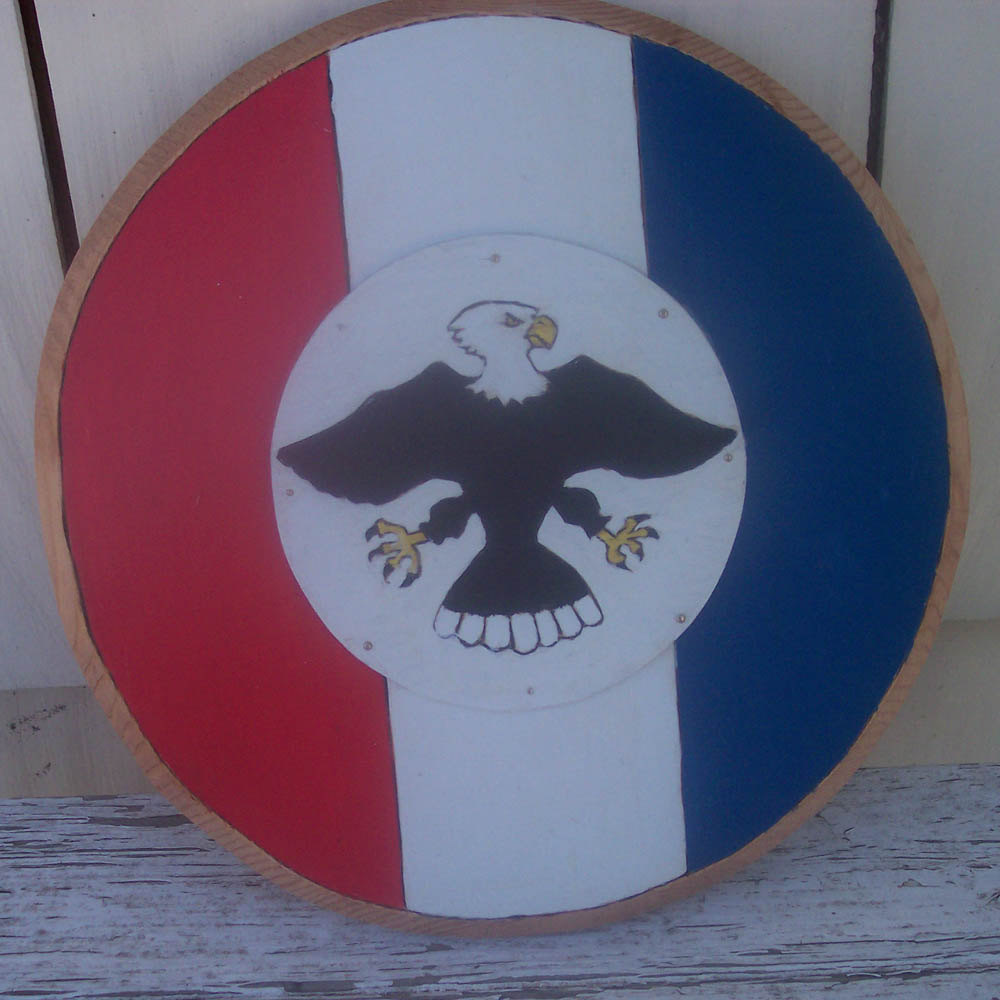 Patriotic Eagle Toy Wooden Shield