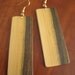 Lignum Vitae Wood Earrings