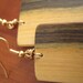 Lignum Vitae Wood Earrings