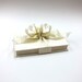 Creamy Wedding Photo Album/Accordion Book with Cream-Colored Ribbon