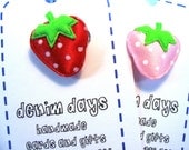 Cute Baby Hair Clip- Red Strawberry