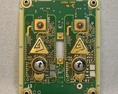 Recycled Circuit Board LIGHT SWITCH PLATE Techie Geek ls20