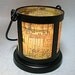 RECYCLED Circuit Board VINTAGE Black Wrought Iron Geek CANDLE Holder