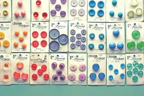 Buttons, As Seen in the design book Decorate