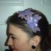new moon purple sequin headband