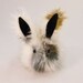 Calico Patches Bunny Faux Fur Plushie Baby Size