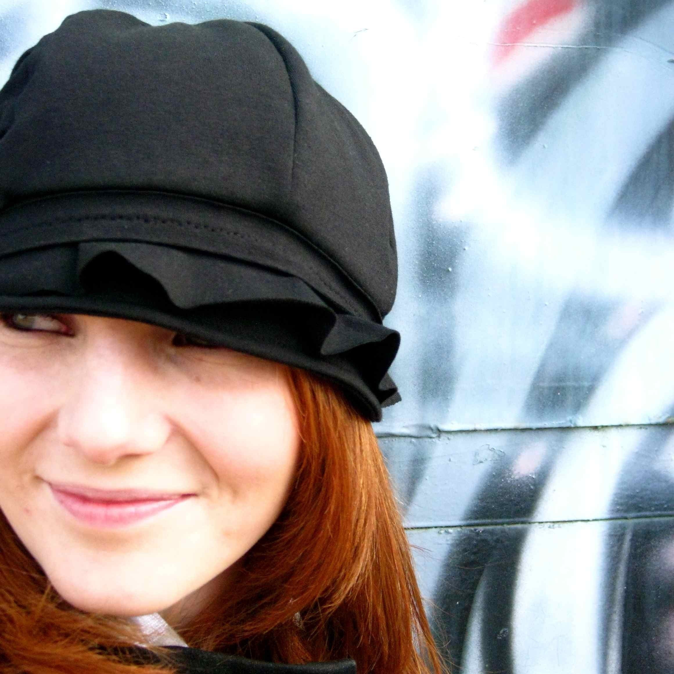 The Juniper Hat- black BAMBOO jersey
