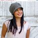 WINTER SALE Brimmed Slouch Hat - army green