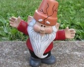 Ceramic Garden Gnome hands out