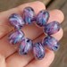 Twilight - Set of 8 Encased Lampwork Beads - Dan O Beads