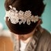 Delicate lattice headband in lace - garlands of grace Something special headband 2012