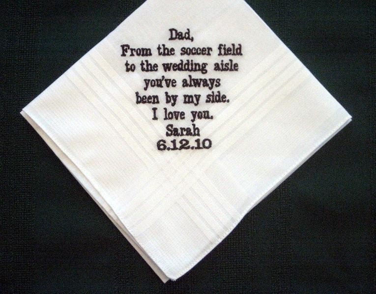 Father of the Bride wedding hankie 144B with Gift Box