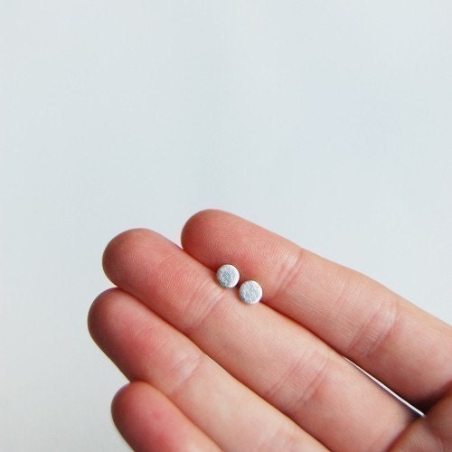 Small Stud Earrings, Minimalist earrings, sterling silver