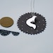 Vixen Fox Necklace, Modern Sterling Silver pendant.