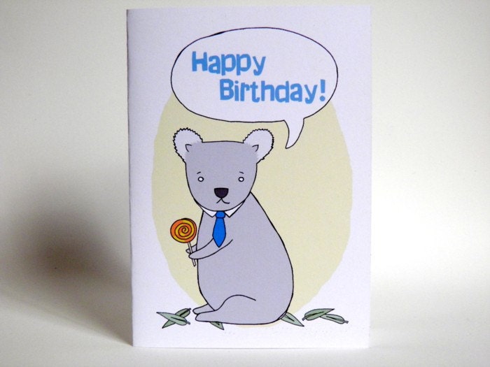 Koala Happy Birthday