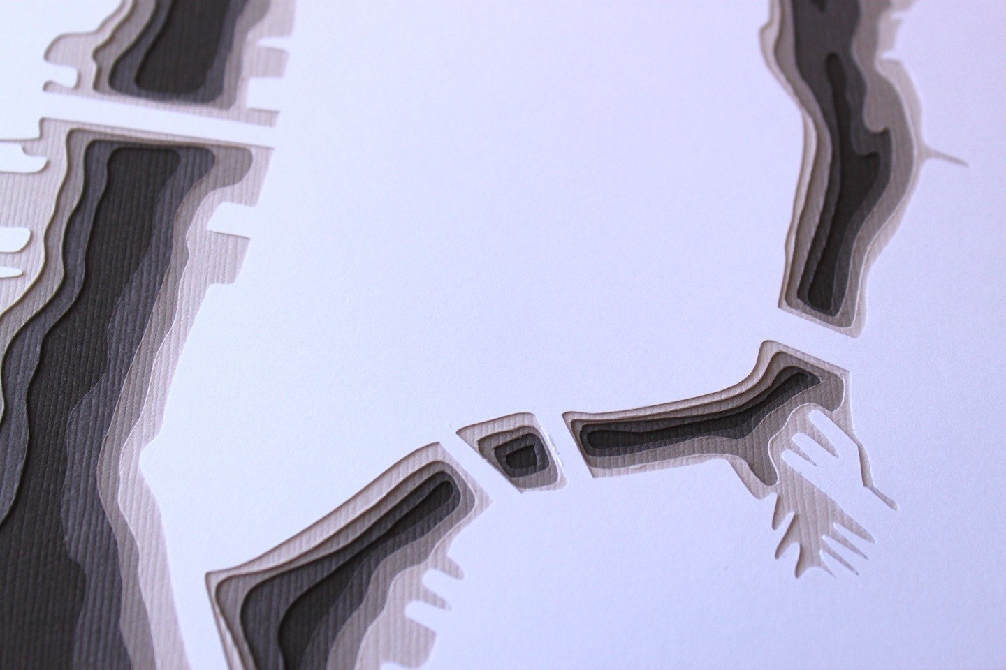 Manhattan - original 8 x 10 papercut art
